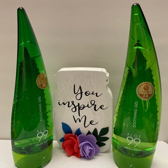 🎀 Holika Holika 🎀 Soothing Gel Aloe 99% Face Body Skin Made in Korea Lot 2 🎀 - Picture 1 of 3